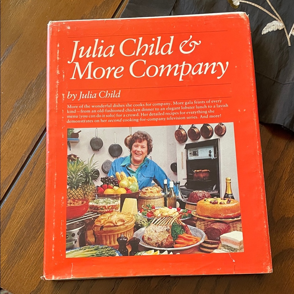 Vintage 1979 First Edition Julia Child & More Company Cookbook